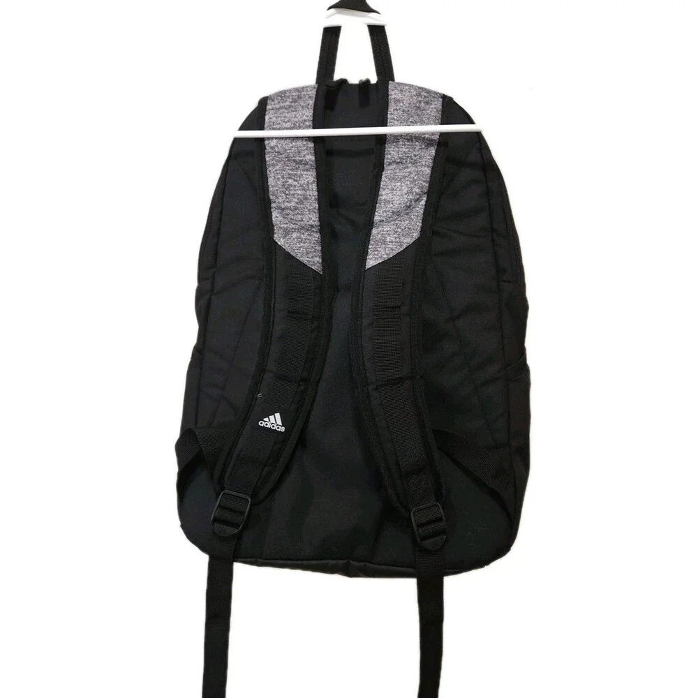 adidas Stadium 3 Soccer Backpack Onix Grey Black Cleat Ball Pocket Team Bag 36L